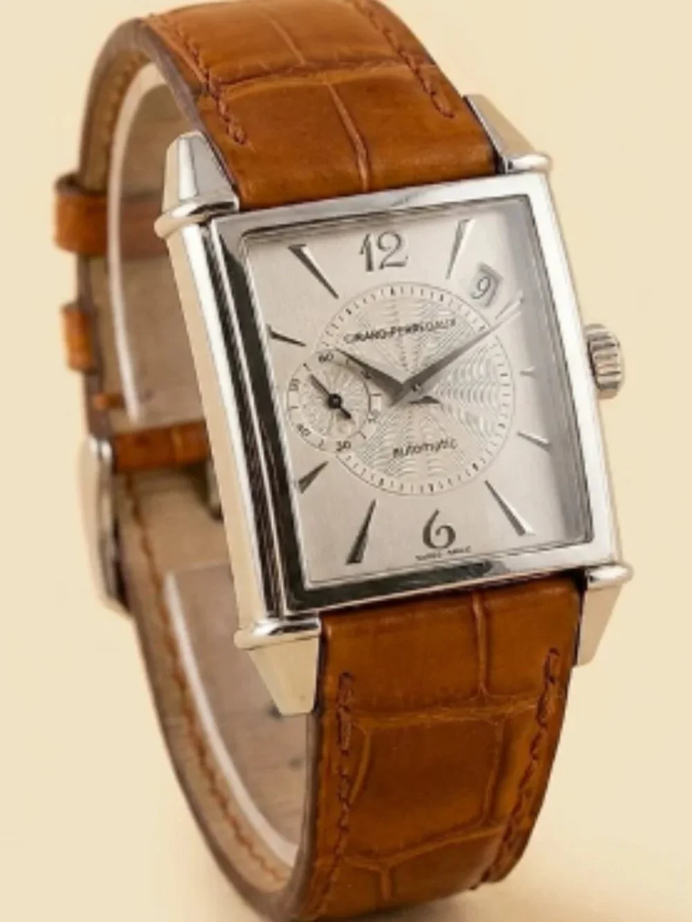 Girard-Perregaux 1945 Stainless Steel Automatic Vingage Wristwatch